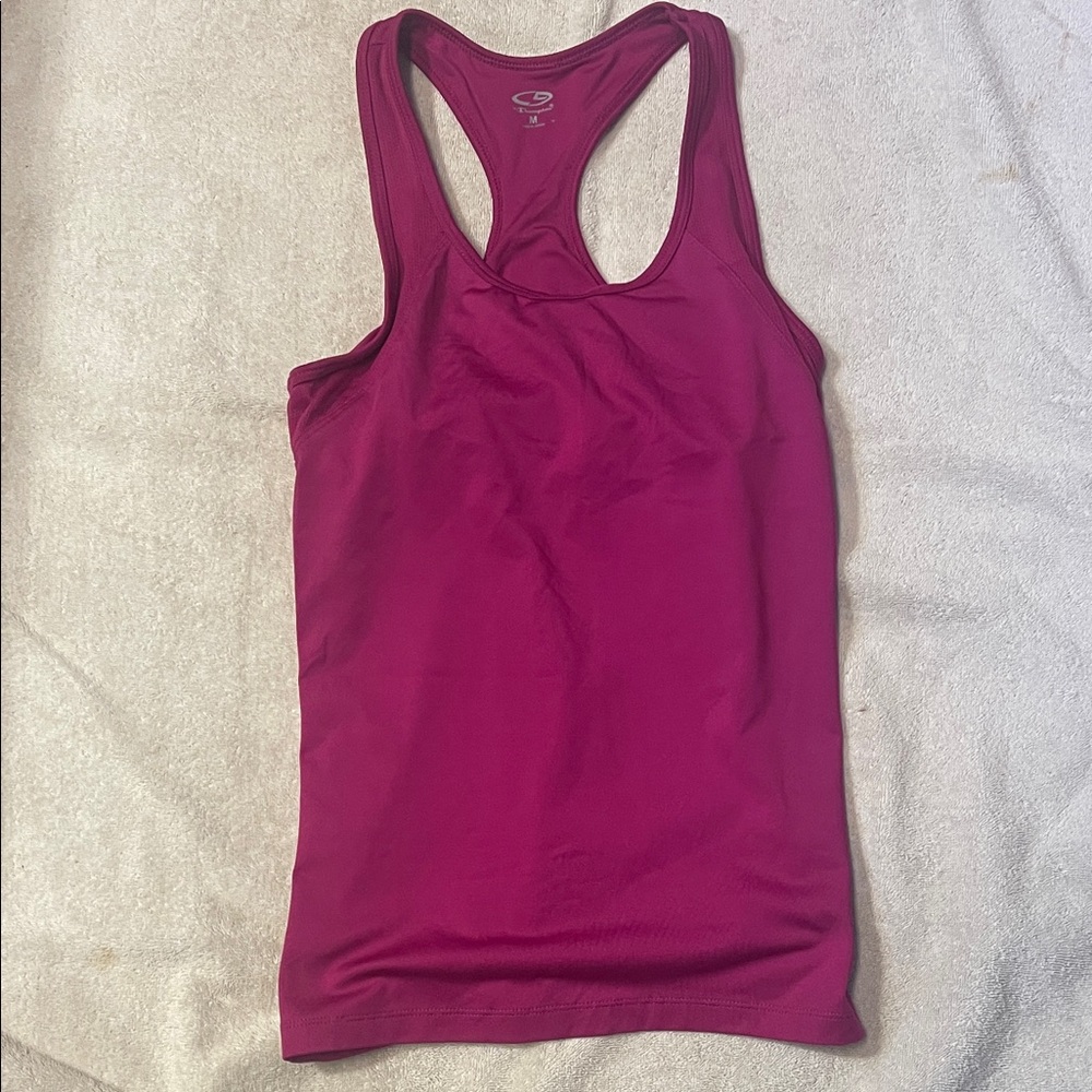 Champion Women's Fuchsia Racerback Tank Top
